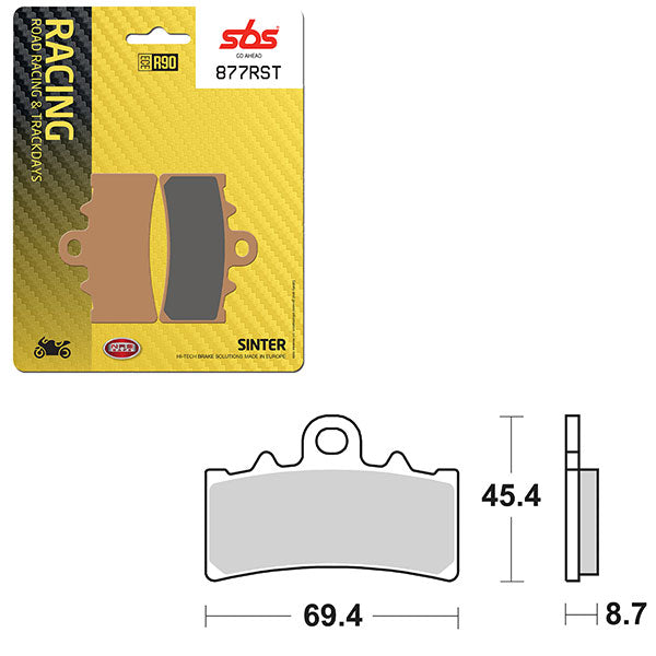 SBS ROAD RACING & TRACKDAYS SINTER BRAKE PAD  6470877100
