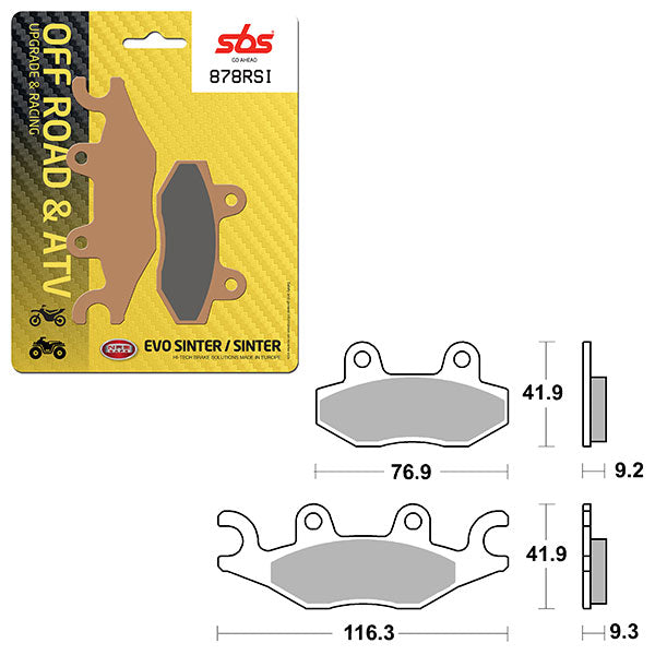 SBS EVO SINTER BRAKE PAD  6280878100
