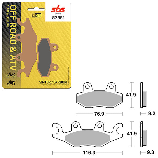 SBS ATV/UTV SINTER BRAKE PAD  6240878100