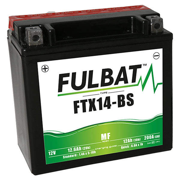 FULBAT MAINTENANCE FREE BATTERY FTX14-BS 550604
