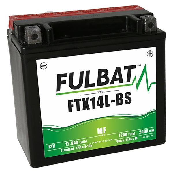 FULBAT MAINTENANCE FREE BATTERY FTX14L-BS 550605