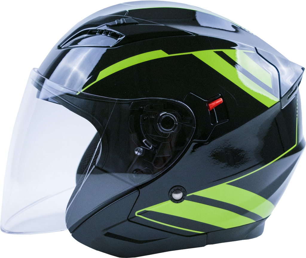 ZOX JOURNEY AIR BLK/HI-VIZ YEL L YM-627