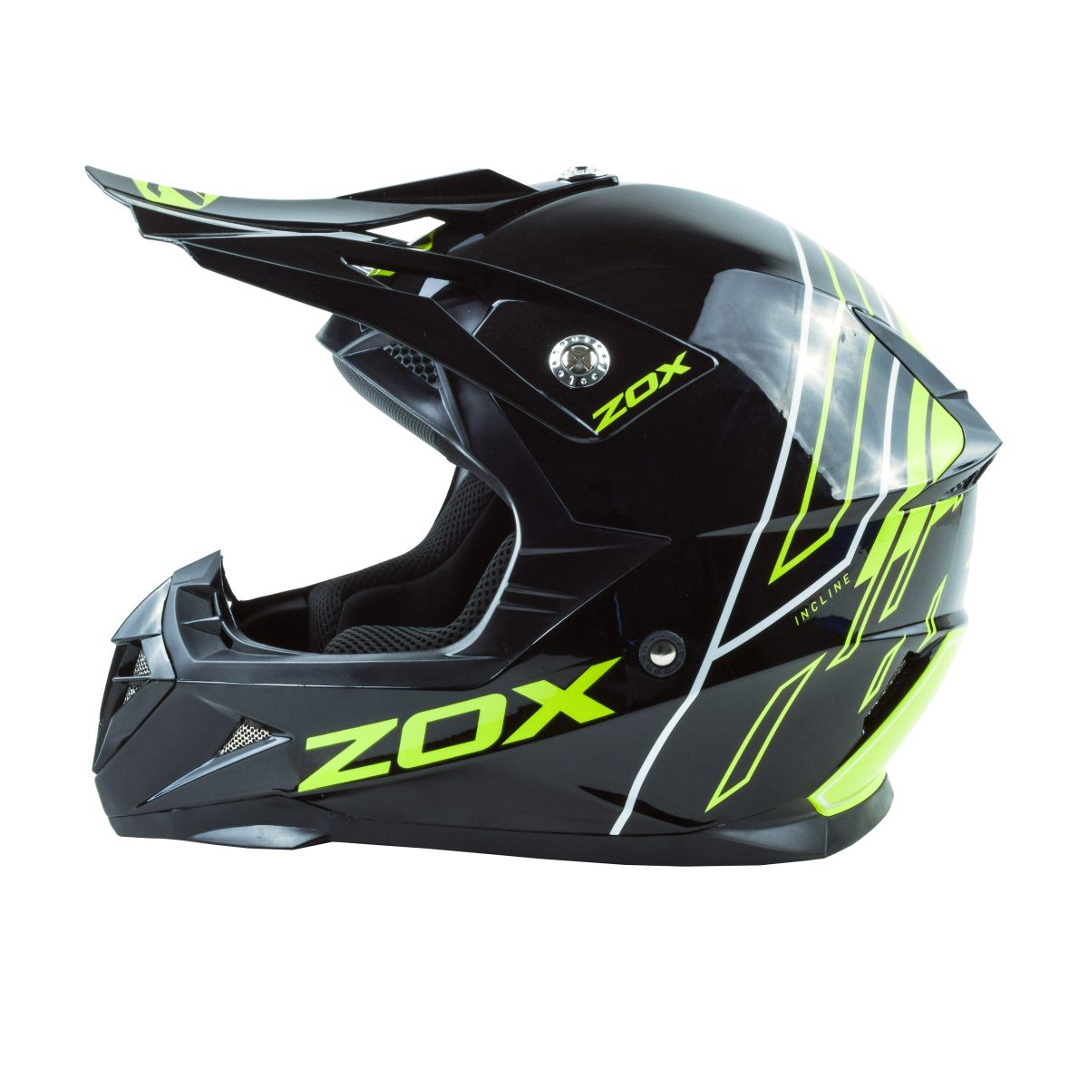 ZOX PULSE JR INCLINE BLK/HI-VIZ YEL/WHT M YM-211