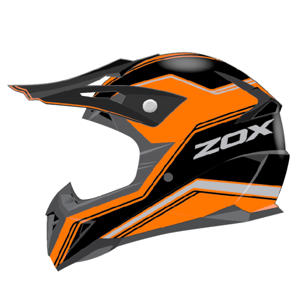 ZOX PULSE VIGOR BLACK/ORANGE S YM-915