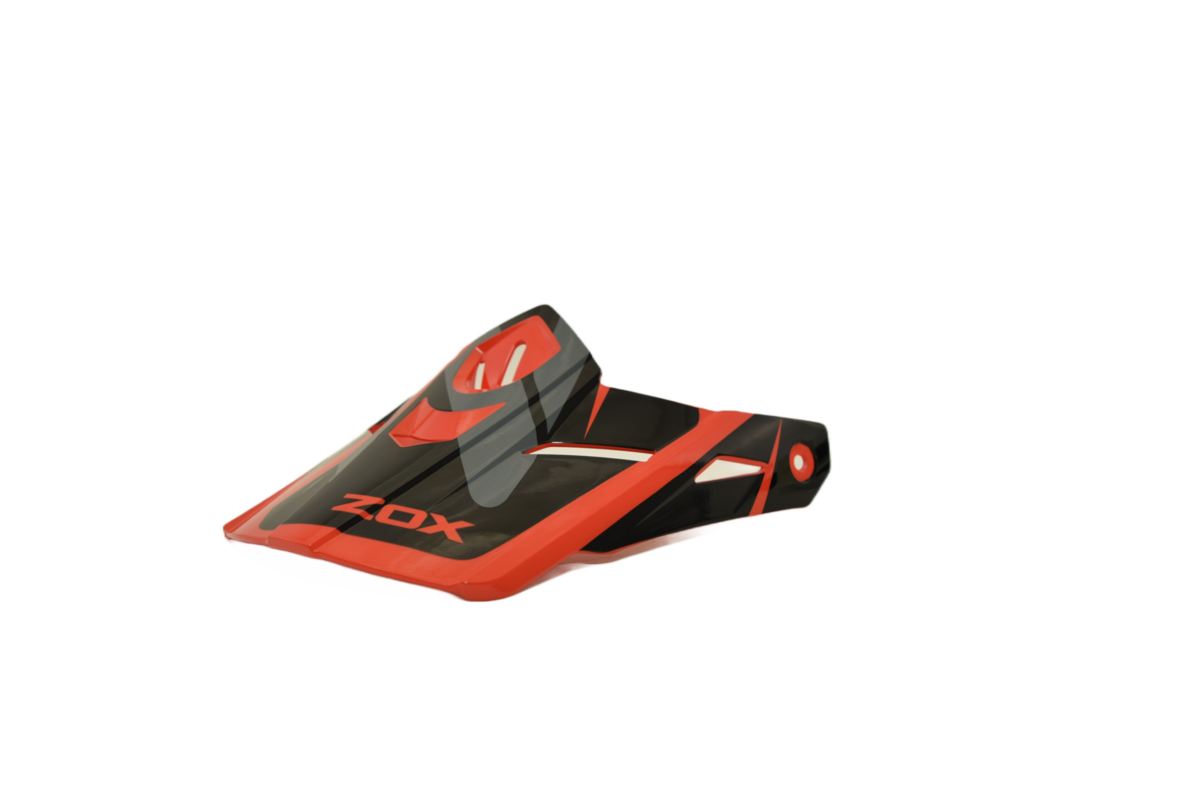 ZOX MX10 PEAK FUSE RED/BLK ST-1576