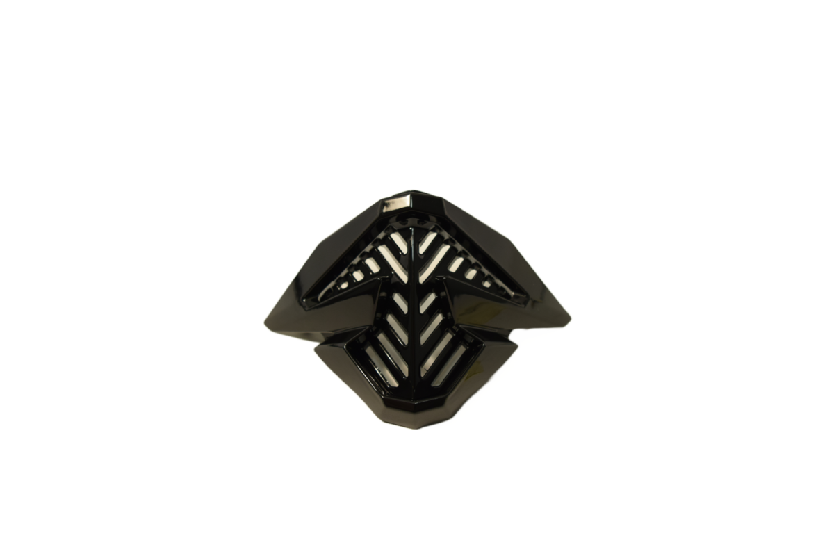 ZOX RUSH V2 MOUTH VENT BLACK ST-1563 ABS