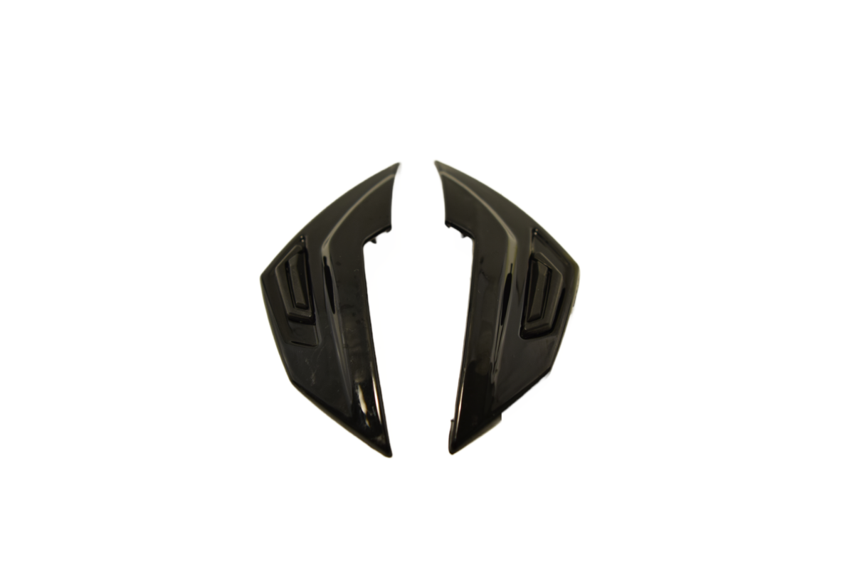 ZOX CONDOR TOP FRONT VENT KIT BLACK ST-11122 TOP VENT BLK