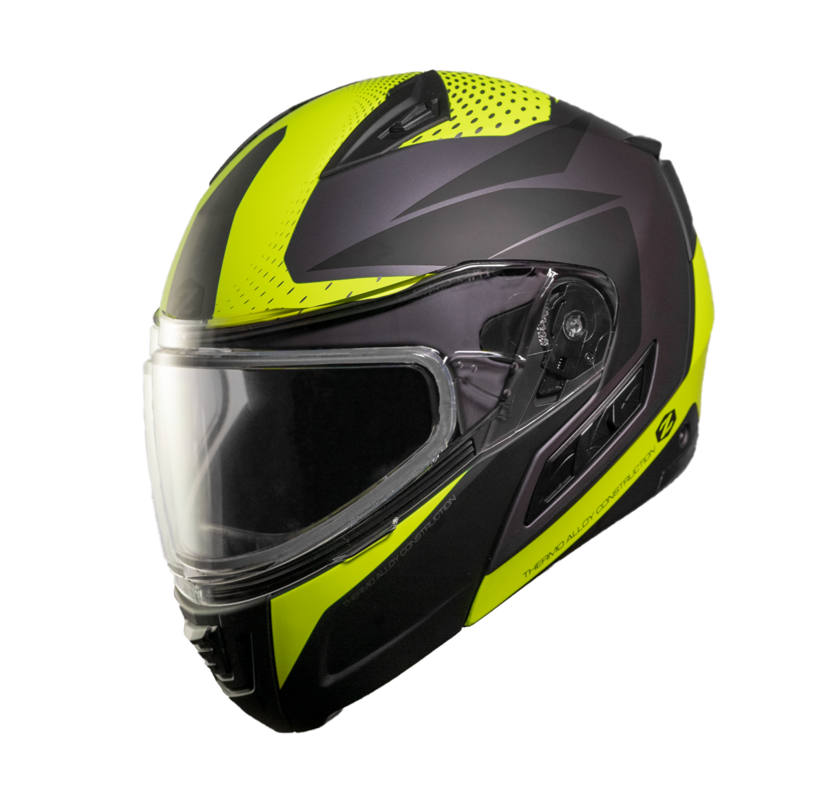 ZOX CONDOR S PARKWAY MATTE BLK/HI-VIZ YEL XL ST-11122