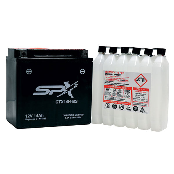 SPX HIGH PERFORMANCE BATTERY & ACID CTX14H-BS CTX14H-BS
