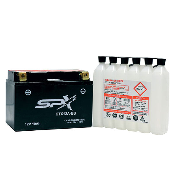 SPX HIGH PERFORMANCE BATTERY & ACID CTX12A-BS CTX12A-BS