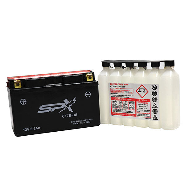 SPX HIGH PERFORMANCE BATTERY & ACID CT7B-BS CT7B-BS