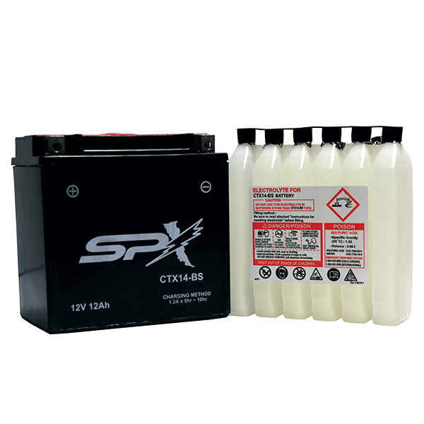 SPX HIGH PERFORMANCE BATTERY & ACID CTX14-BS CTX14-BS