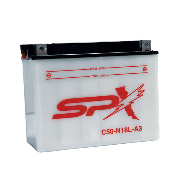 SPX HIGH PERFORMANCE 12-VOLT CONVENTIONAL BATTERY C50-N18L-A3 C50-N18L-A3