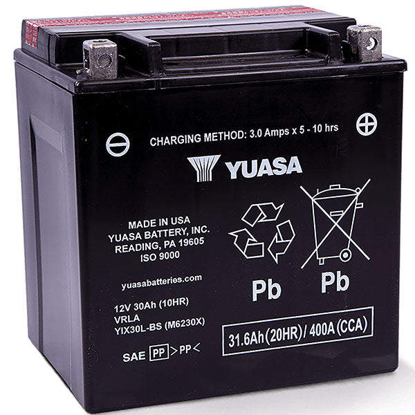 YUASA HIGH PERFORMANCE AGM BATTERY YIX30L-BS YUAM6230X