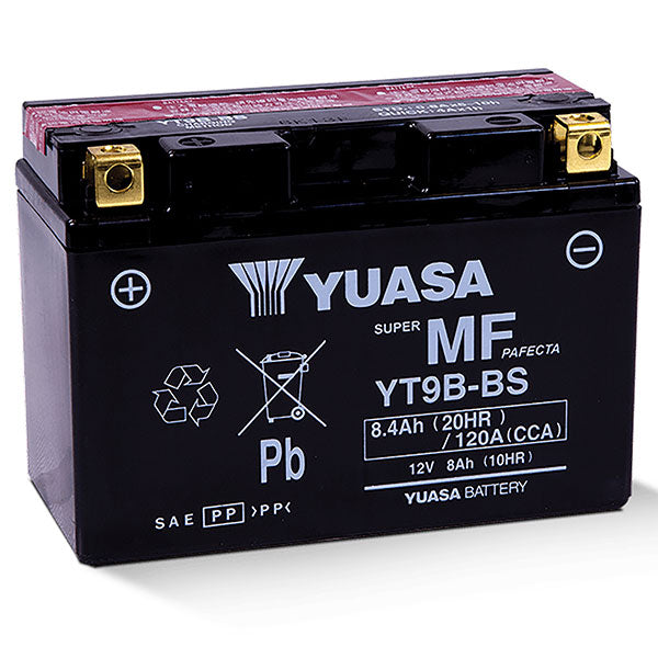 YUASA AGM BATTERY YT9B-BS YUAM629B4