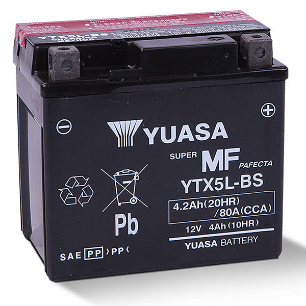 YUASA AGM BATTERY YTX5L-BS YUAM32X5B