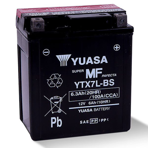 YUASA AGM BATTERY YTX7L-BS YUAM327BS