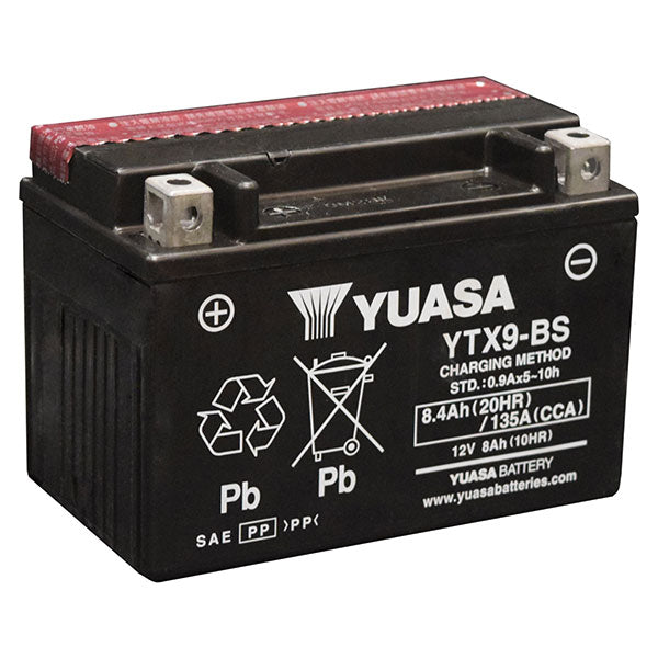 YUASA AGM BATTERY YTX9-BS YUAM329BSIND