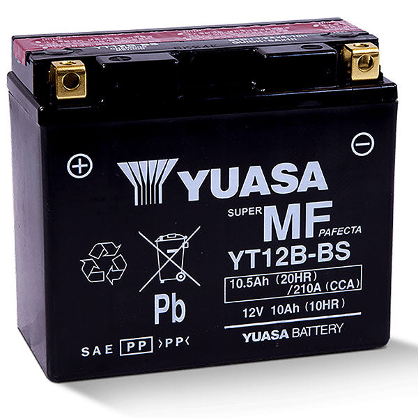 YUASA AGM BATTERY YT12B-BS YUAM6212B