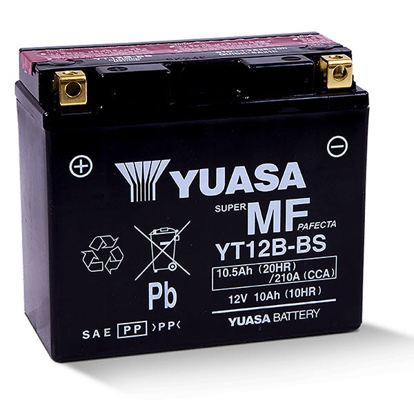 YUASA AGM BATTERY YTX12-BS YUAM3RH2SIND