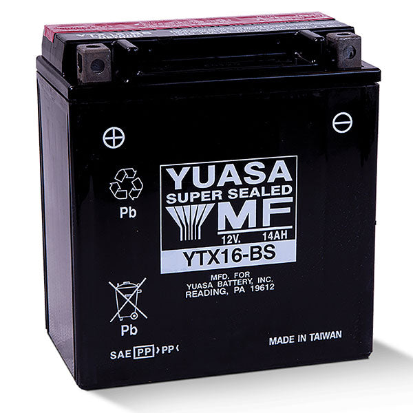 YUASA AGM BATTERY YTX16-BS YUAM32X6S