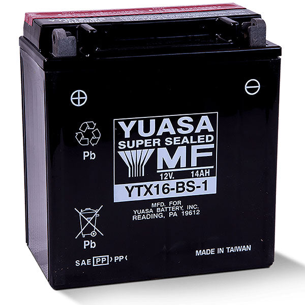 YUASA AGM BATTERY YTX16-BS-1 YUAM32X61