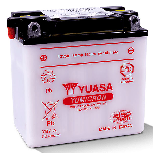YUASA YUMICRON HIGH PERFORMANCE BATTERY YB7-A YUAM227AY