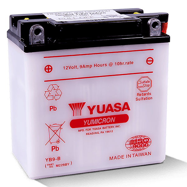 YUASA YUMICRON HIGH PERFORMANCE BATTERY YB9-B YUAM229BY