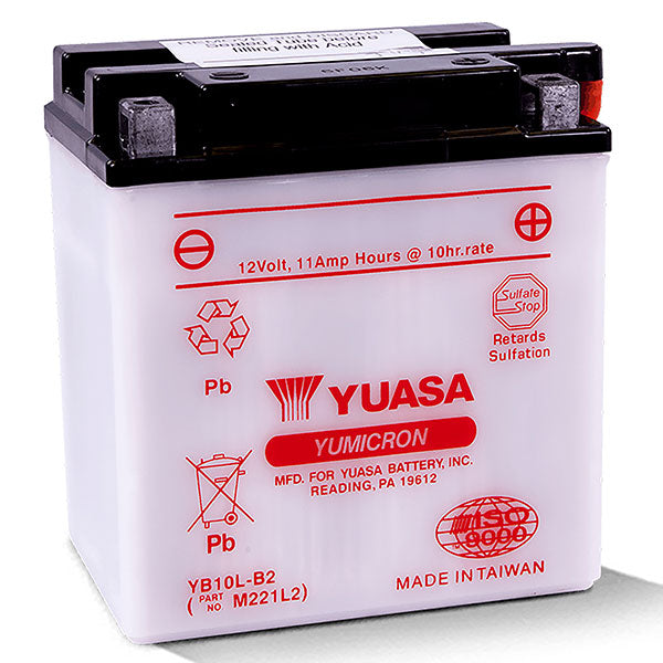 YUASA YUMICRON HIGH PERFORMANCE BATTERY YB10L-B2 YUAM221L2