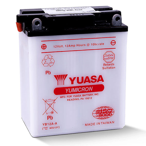 YUASA YUMICRON HIGH PERFORMANCE BATTERY YB12A-A YUAM2212Y