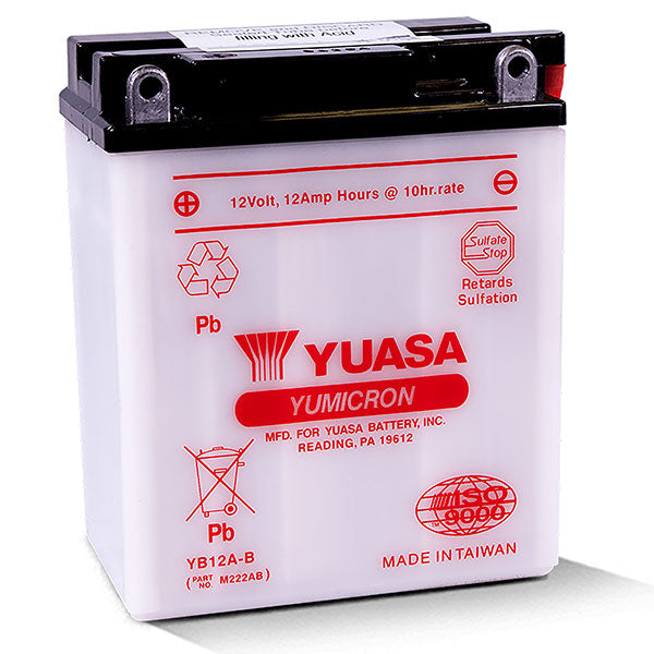 YUASA YUMICRON HIGH PERFORMANCE BATTERY YB12A-B YUAM222AB
