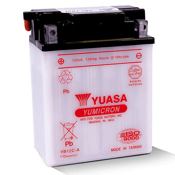 YUASA YUMICRON HIGH PERFORMANCE BATTERY YB12C-A YUAM222CA