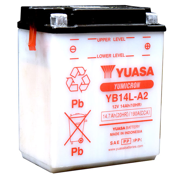 YUASA YUMICRON HIGH PERFORMANCE BATTERY YB14L-A2 YUAM2214Y