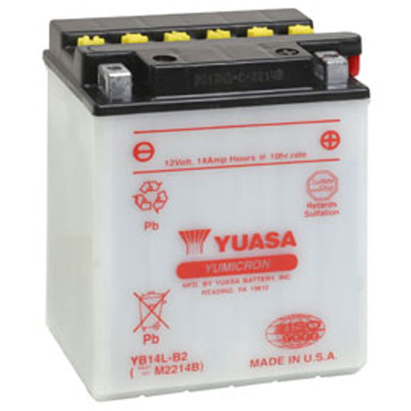 YUASA YUMICRON HIGH PERFORMANCE BATTERY YB14L-B2 YUAM2214BIND