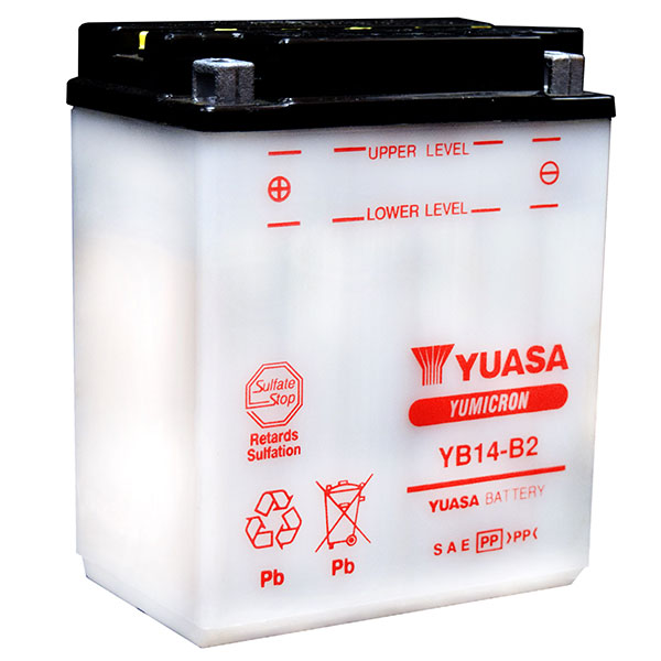 YUASA YUMICRON HIGH PERFORMANCE BATTERY YB14-B2 YUAM224B2