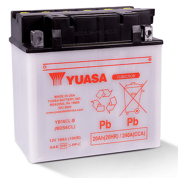 YUASA YUMICRON HIGH PERFORMANCE BATTERY YB16CL-B YUAM2S6CLTWN