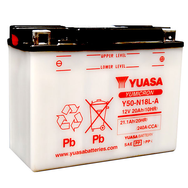 YUASA YUMICRON HIGH PERFORMANCE BATTERY Y50-N18L-A YUAM2218YTWN