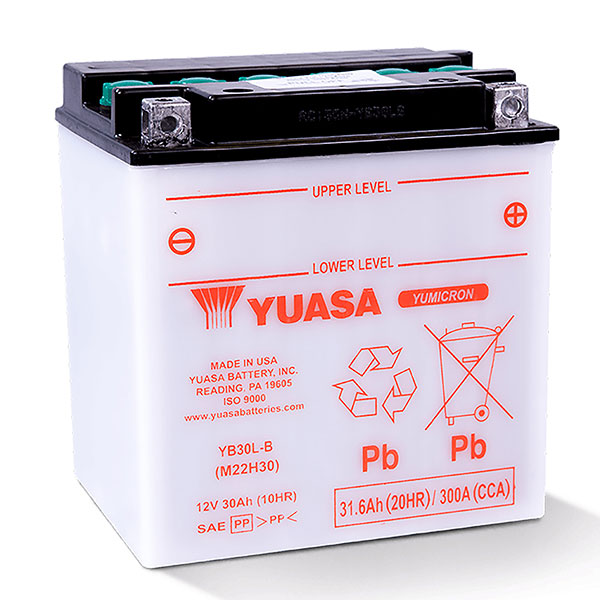 YUASA YUMICRON HIGH PERFORMANCE BATTERY YB30L-B YUAM22H30TWN