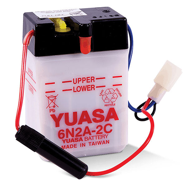 YUASA CONVENTIONAL BATTERY 6N2A-2C YUAM262AC