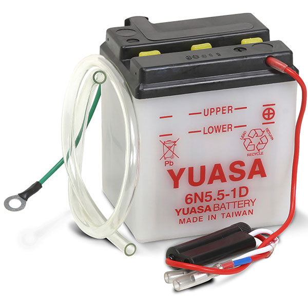 YUASA CONVENTIONAL BATTERY 6N5.5-1D YUAM2655B