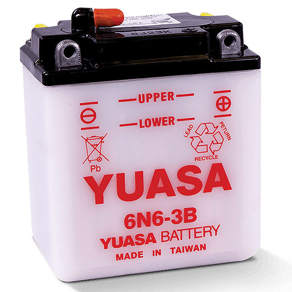 YUASA CONVENTIONAL BATTERY 6N6-3B YUAM2660B