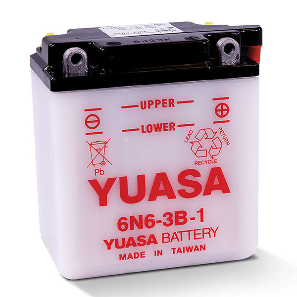 YUASA CONVENTIONAL BATTERY 6N6-3B-1 YUAM2663B