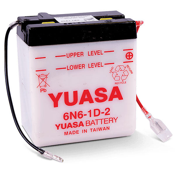 YUASA CONVENTIONAL BATTERY 6N6-1D-2 YUAM2662B