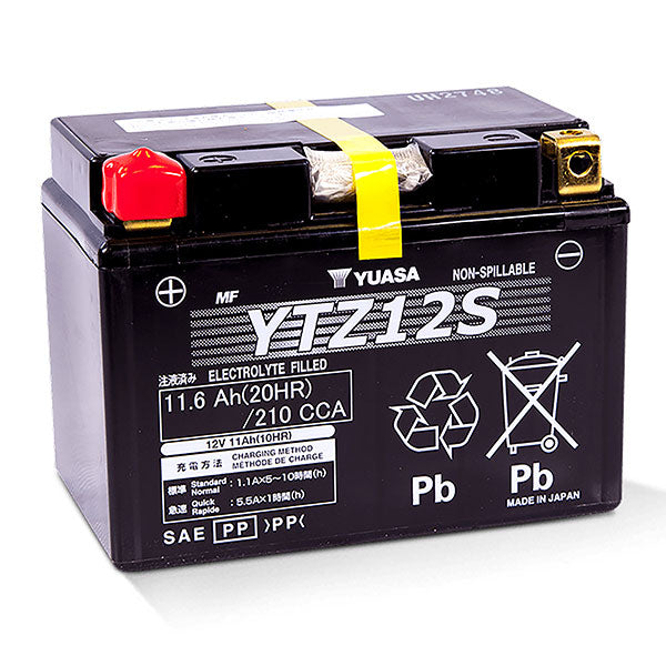 YUASA YTZ SERIES BATTERY YTZ12S (FA) YUAM7212A