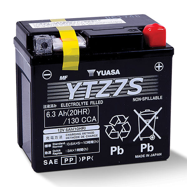 YUASA YTZ SERIES BATTERY YTZ7S (FA) YUAM727ZS