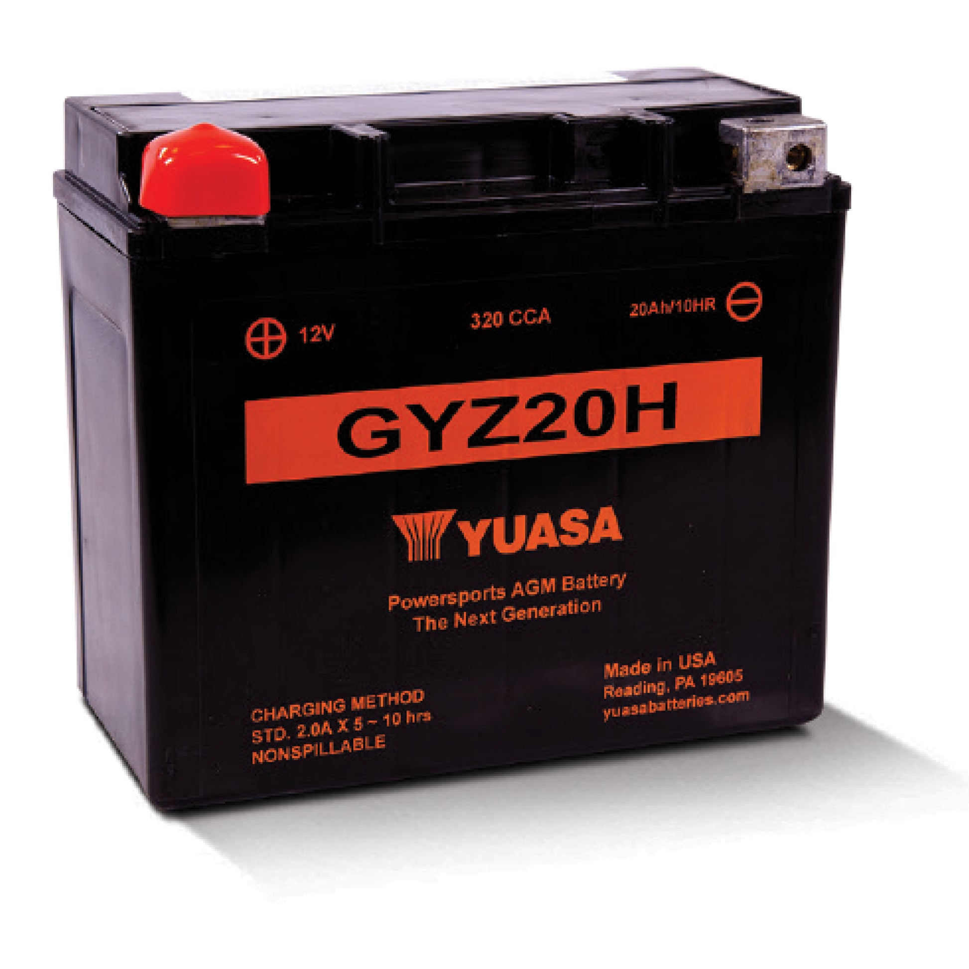 YUASA GYZ SERIES BATTERY GYZ20H (FA) YUAM72RGH
