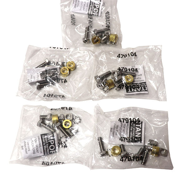 YUASA BATTERY REPLACEMENT 12MM NUT/BOLT SET 2PK  NUT & BOLT SET YIX30