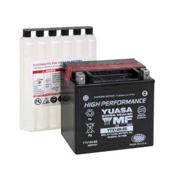MOTOCROSS AGM HIGH PERFORMANCE BATTERY YTX14H-BS MOSM6RH4H