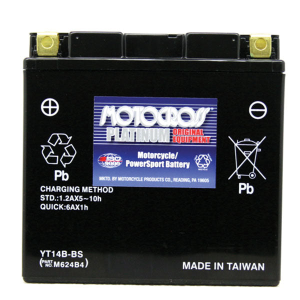 MOTOCROSS AGM BATTERY YT14B-BS MOSM624B4