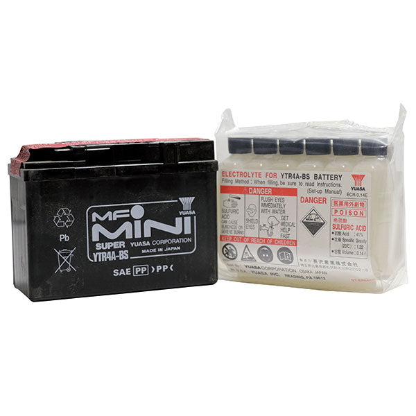 MOTOCROSS AGM HIGH PERFORMANCE BATTERY YTR4A-BS MOSM62R4A